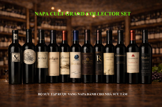 NAPA CULT GRAND COLLECTOR SET - 12 (750ML) BOTTLES