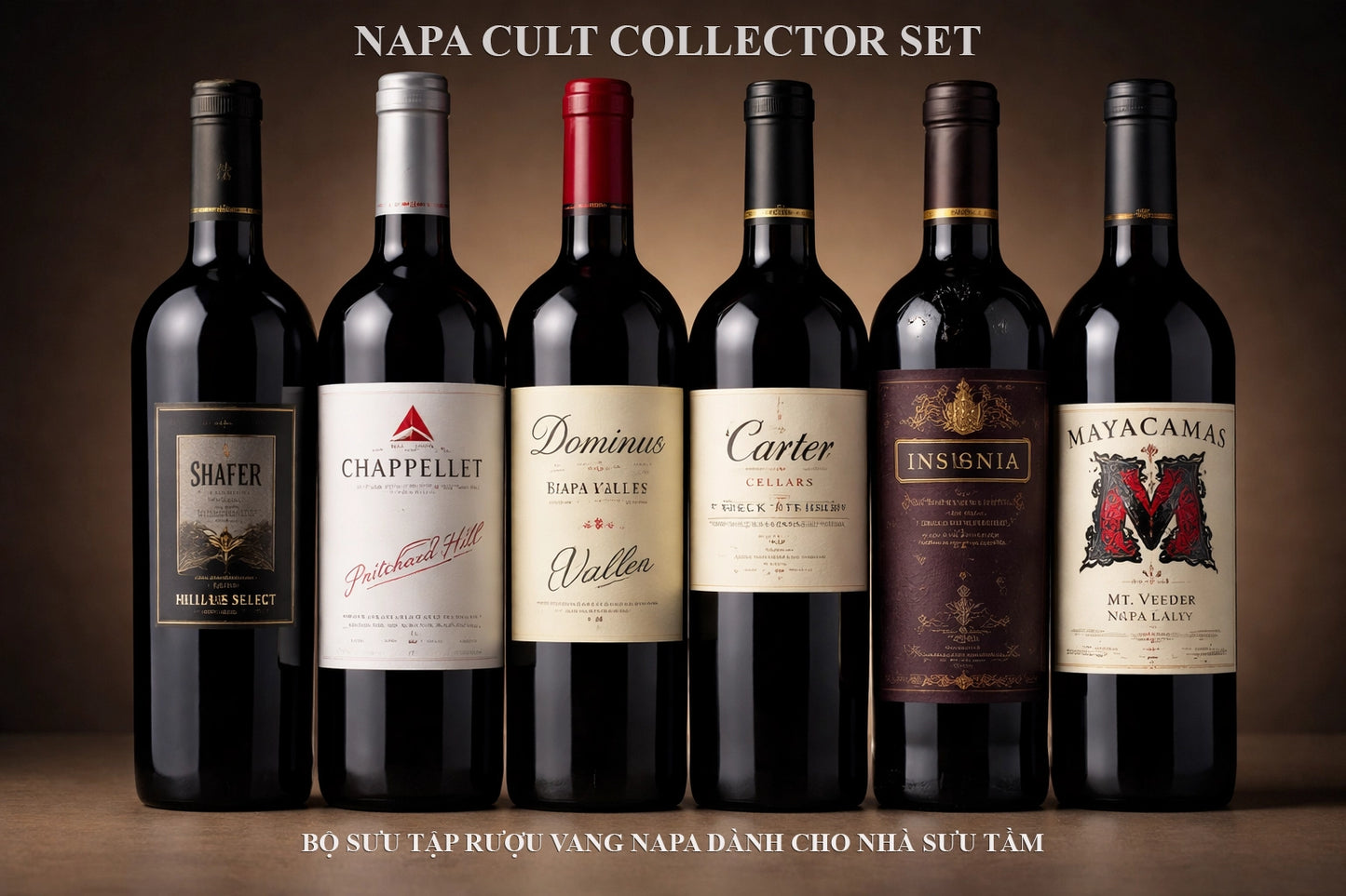 NAPA CULT COLLECTOR SET - 6 (750ML) BOTTLES